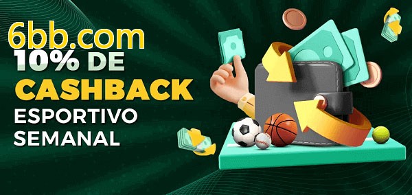 10% de bônus de cashback na 6bb.com